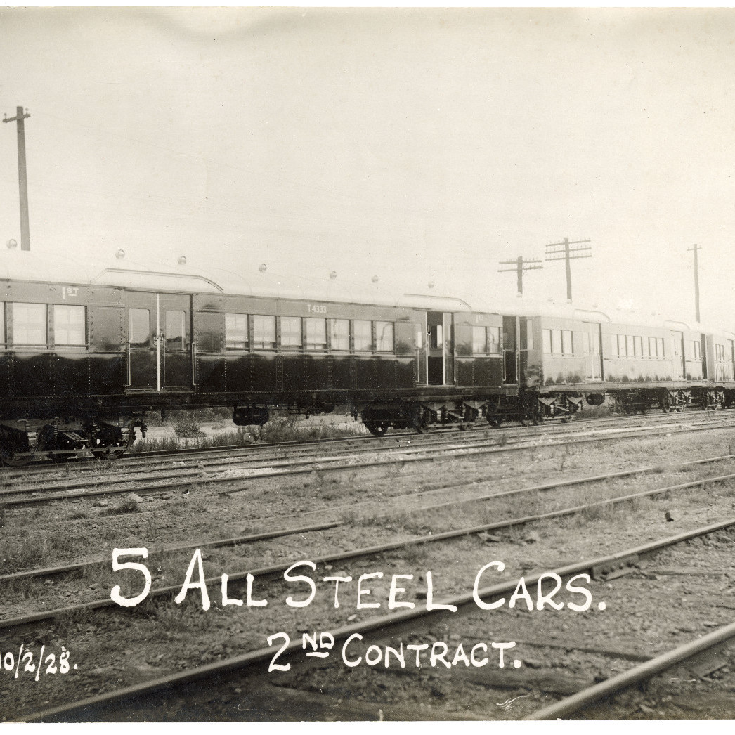 One Week Output of Steel Cars at Walsh Island, 1928