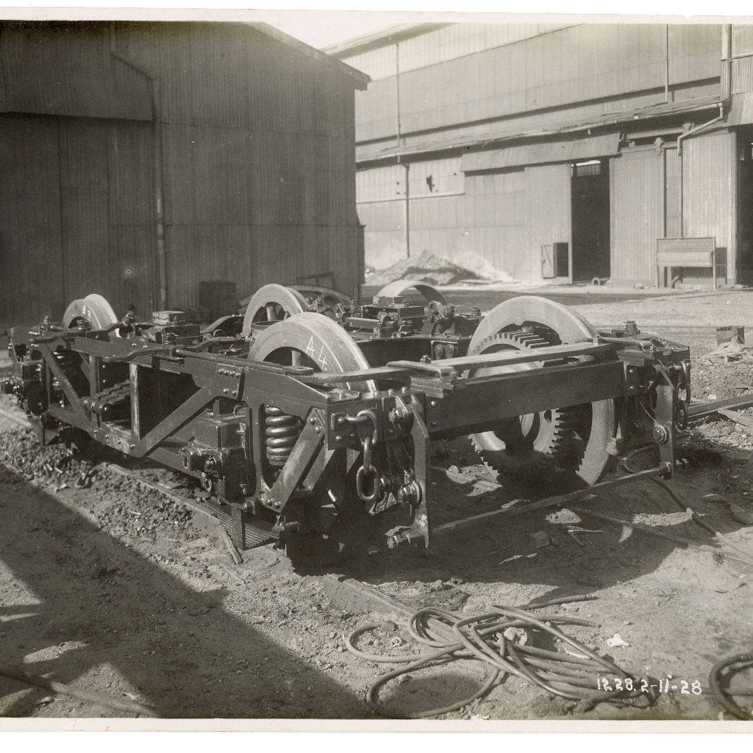 Wheel Bogie built at Walsh Island Dockyard, 1928