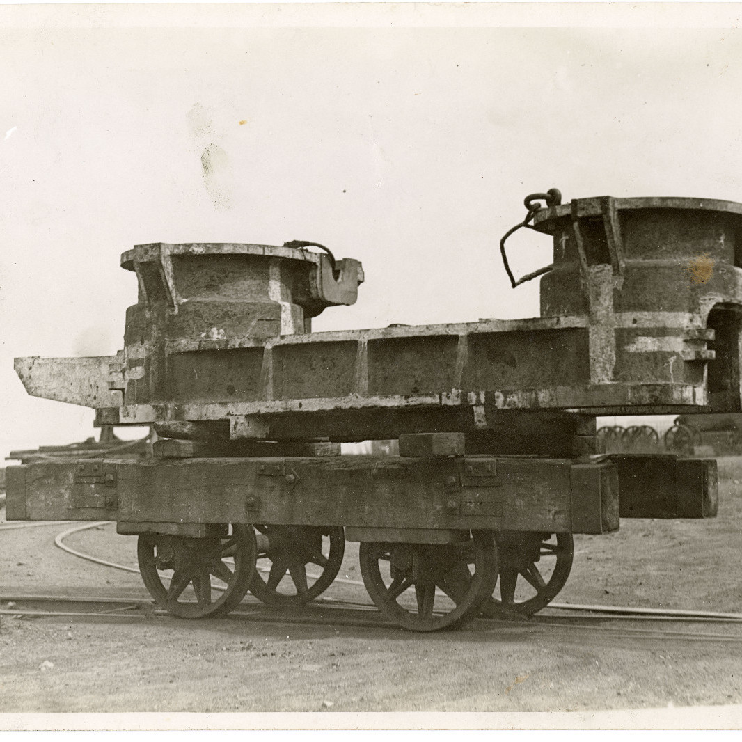 Unidentified Item on Railway flatbed at Walsh Island Dockyard
