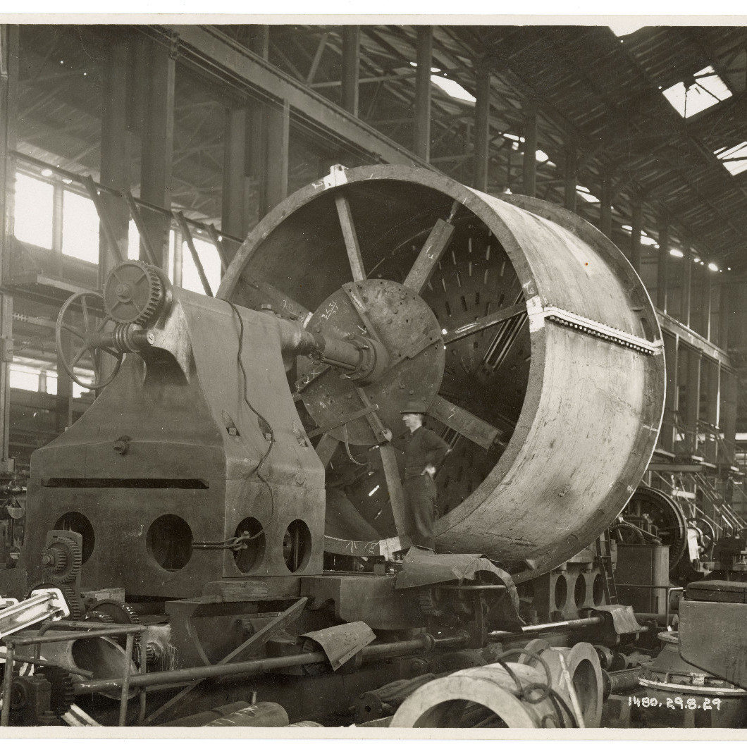 Machine at Walsh Island Dockyard, 1929