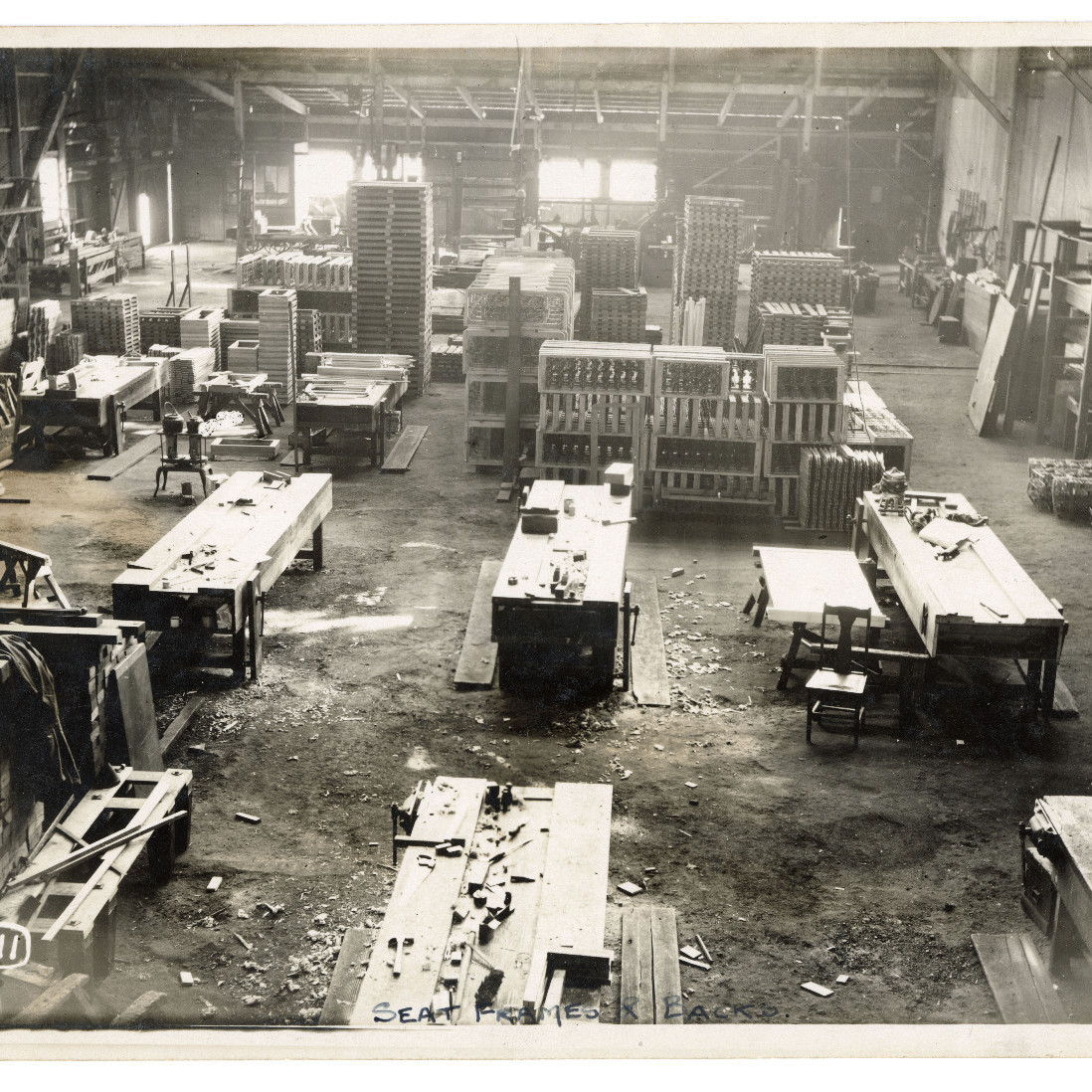 Interior of Building, possibly a Warehouse, at Walsh Island Dockyard