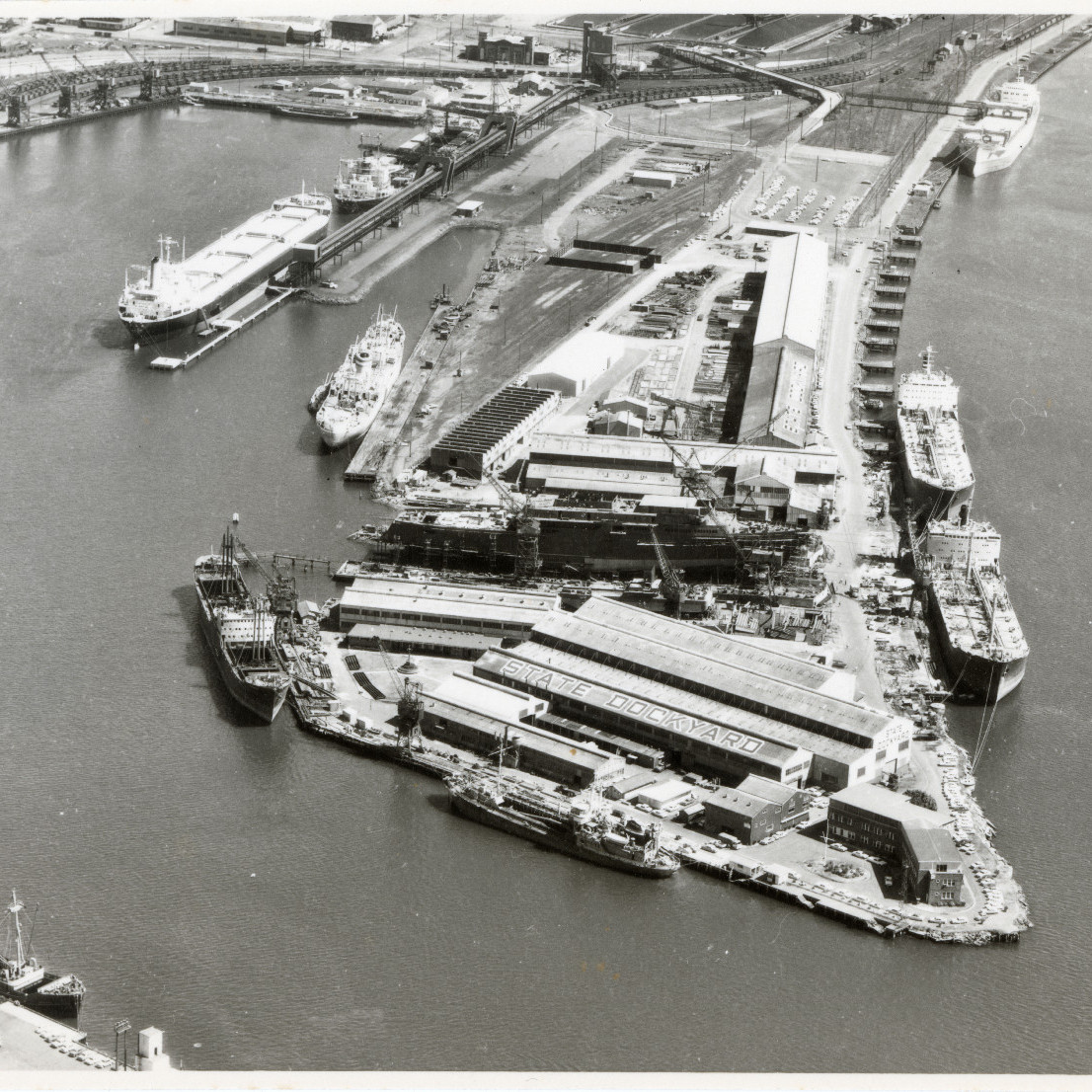 State Dockyard from Above, 13 November 1968 (Small Version)