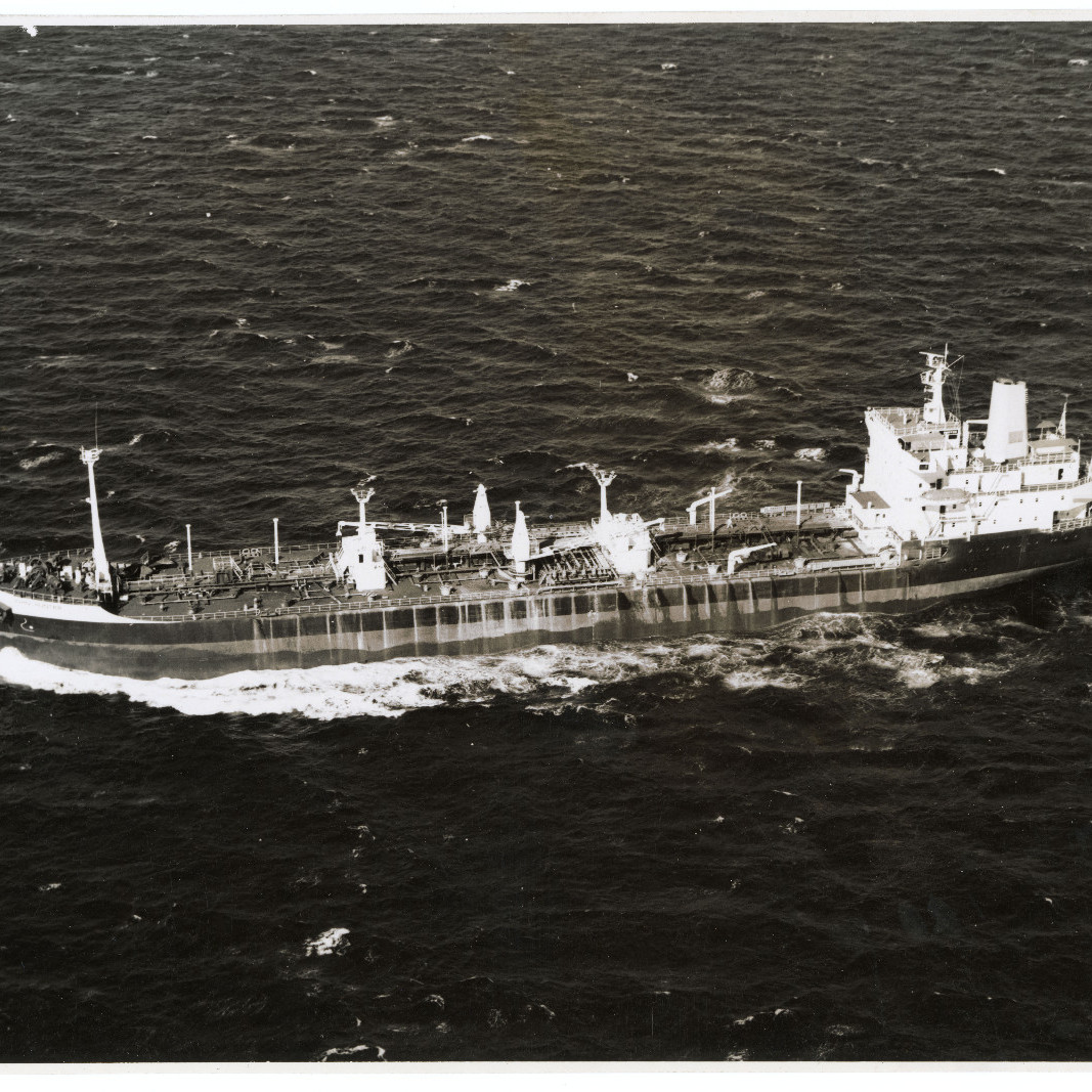 Unidentified Tanker (Likely 'John Hunter'), built at Newcastle State Dockyard