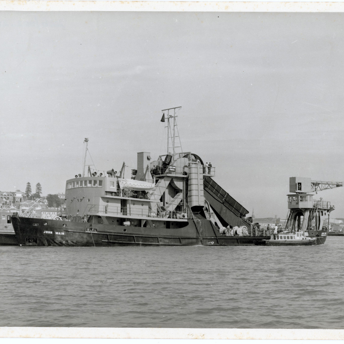 Self-Propelled Bucket Dredge 'John Main', Ship 63 built 1963 at State Dockyard
