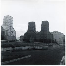 Richmond Main Colliery. Water Cooling Towers. [c.1960s]