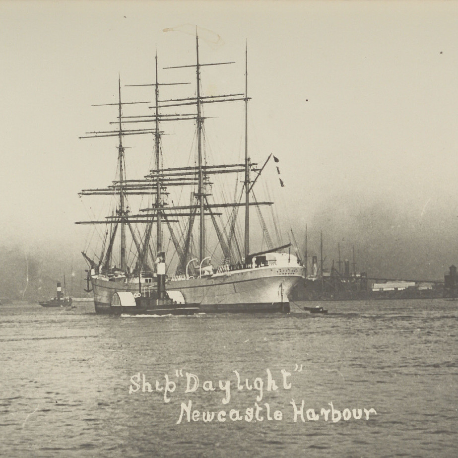 Ship 'Daylight' with Tugs in Newcastle Harbour