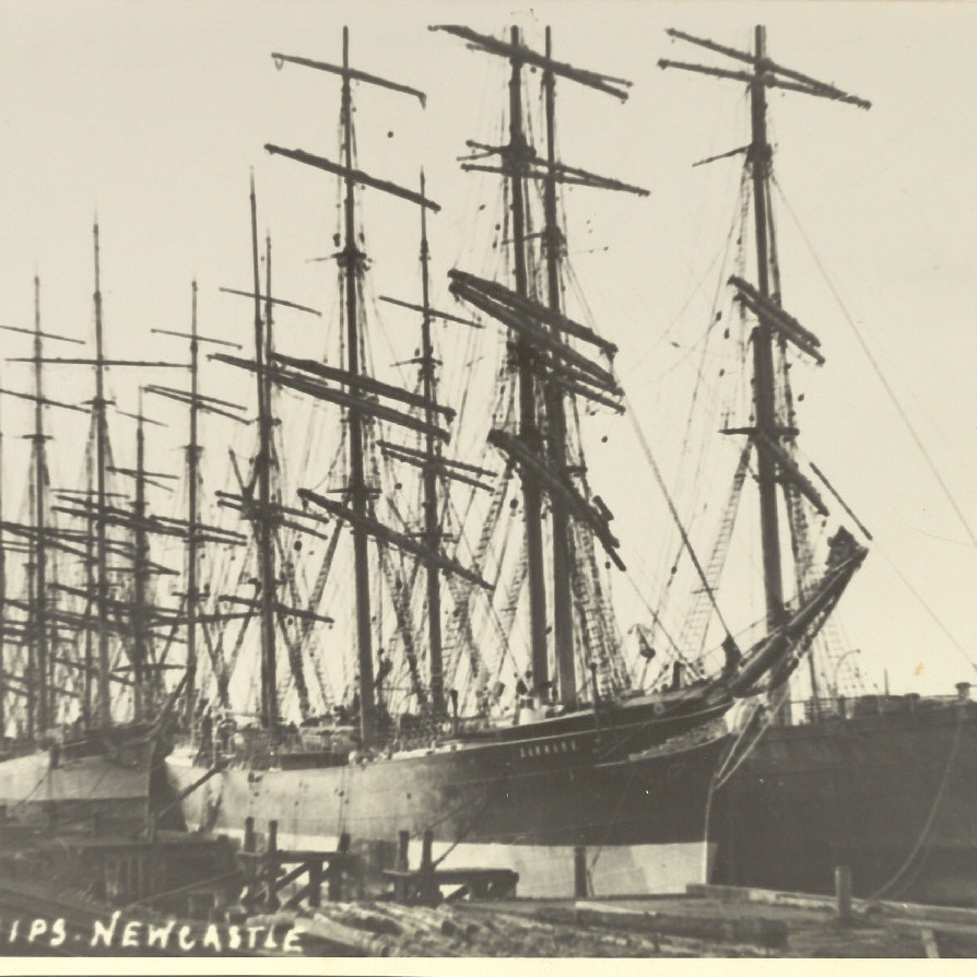 Fleet of Ships in Newcastle Harbour