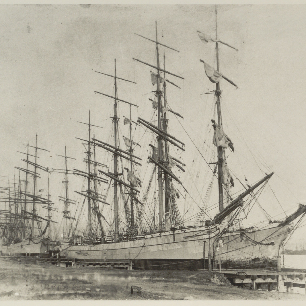 Sailships Docked in Stockton