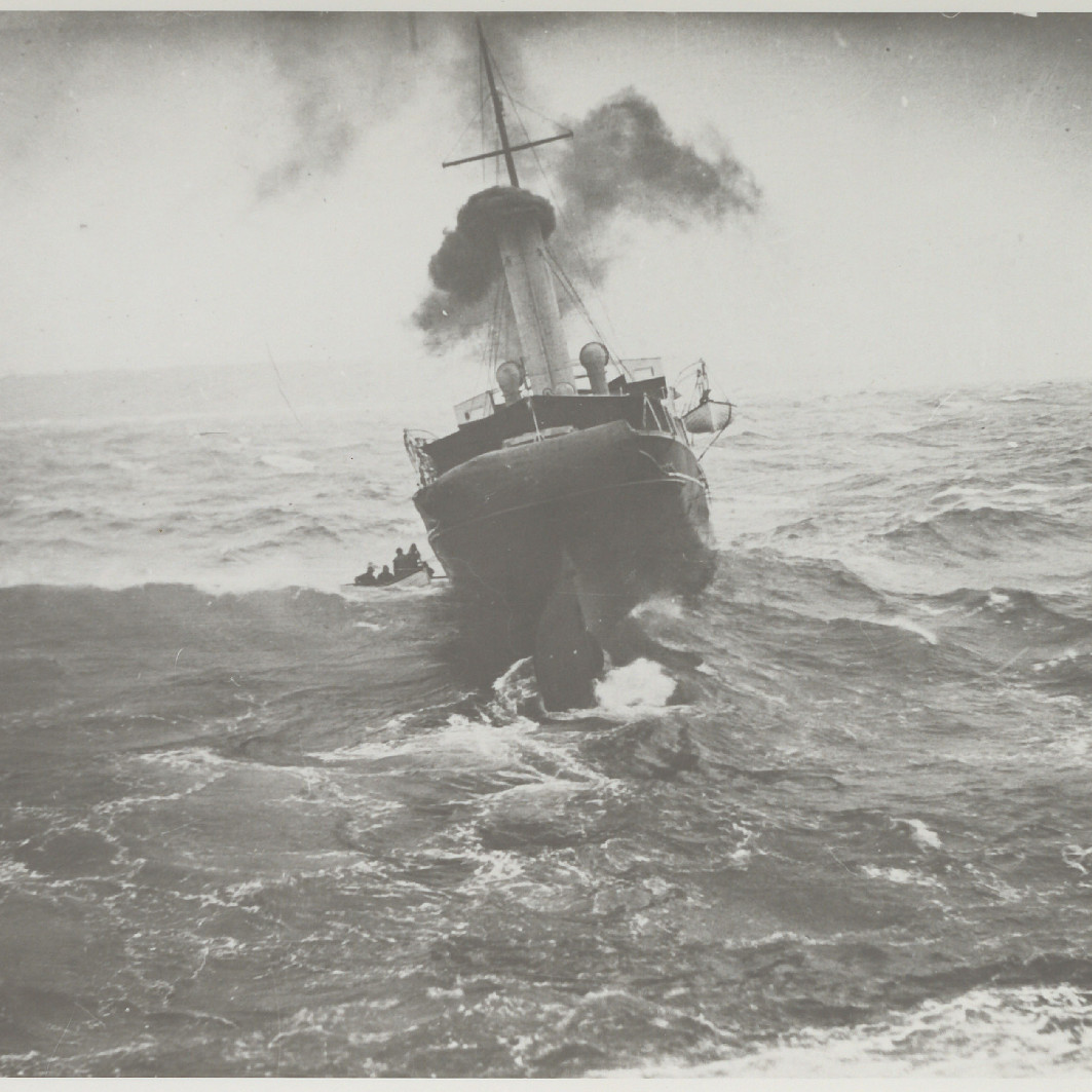 Pilot Steamer in Storm