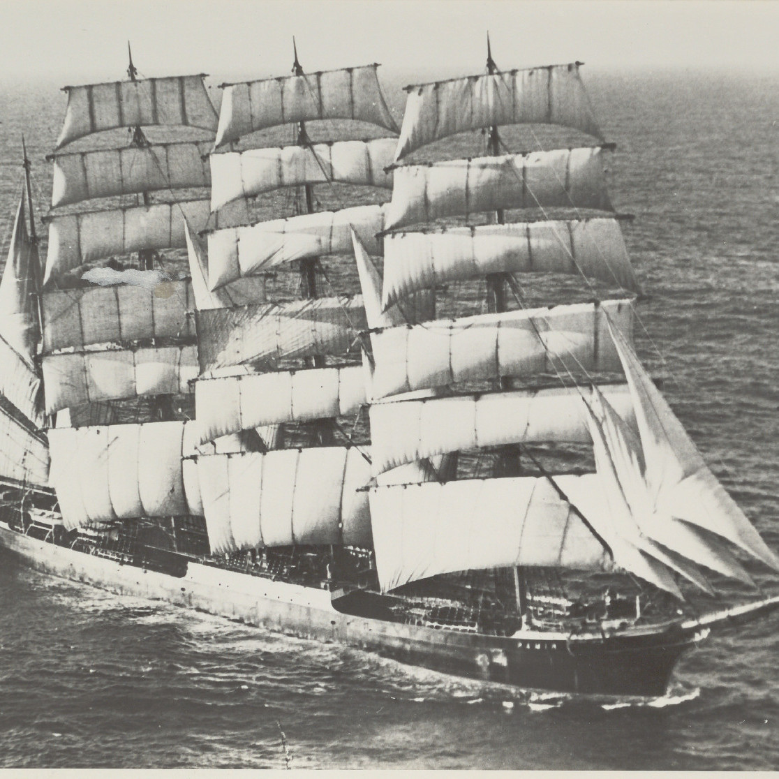Sailship 'Pamir' in Full Sail