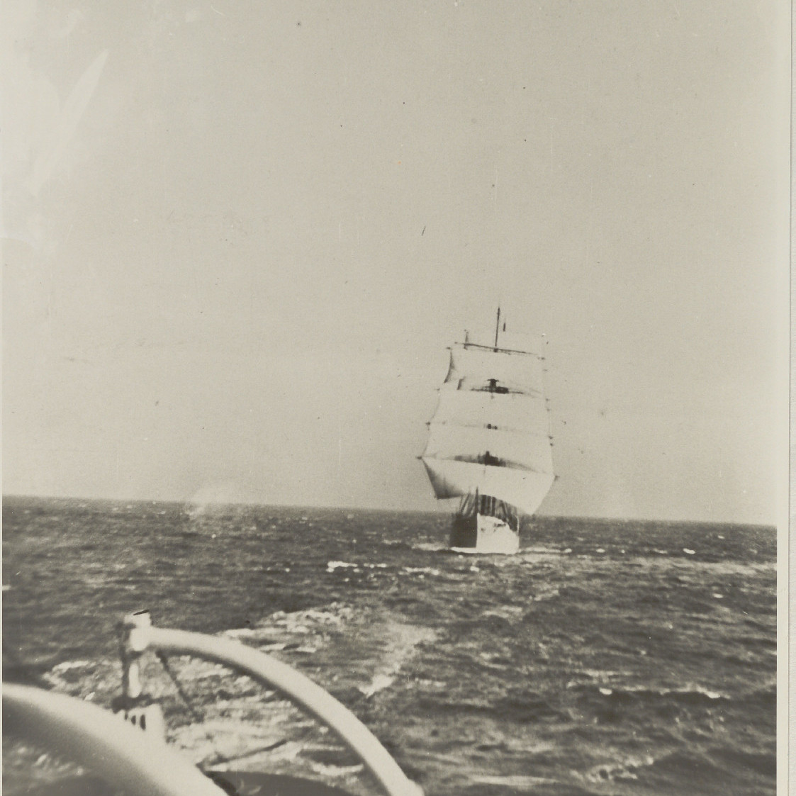 Unidentified Sailship off the Coast of Newcastle