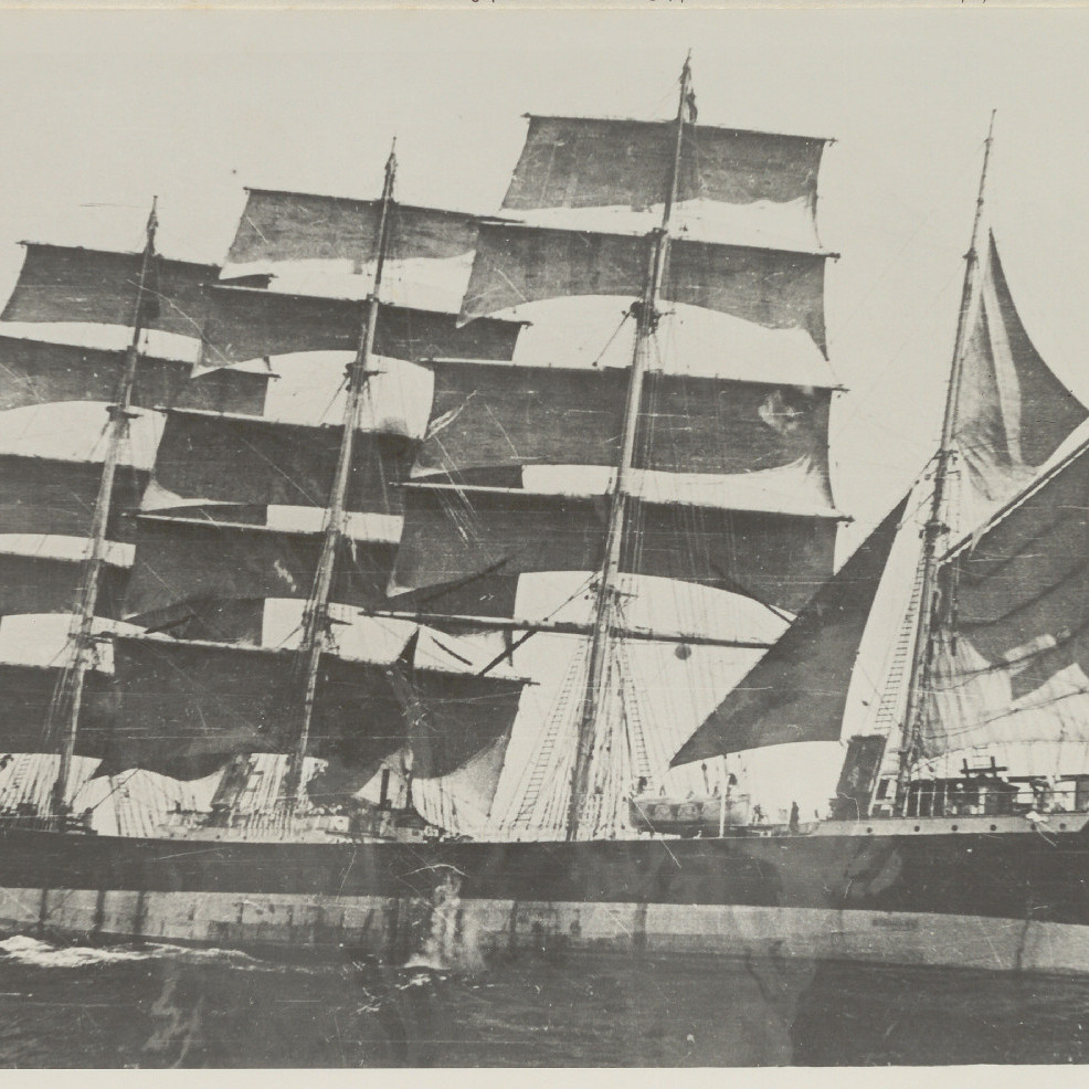 Sailship 'Lawhill' off Coast of Newcastle, 12th October 1944