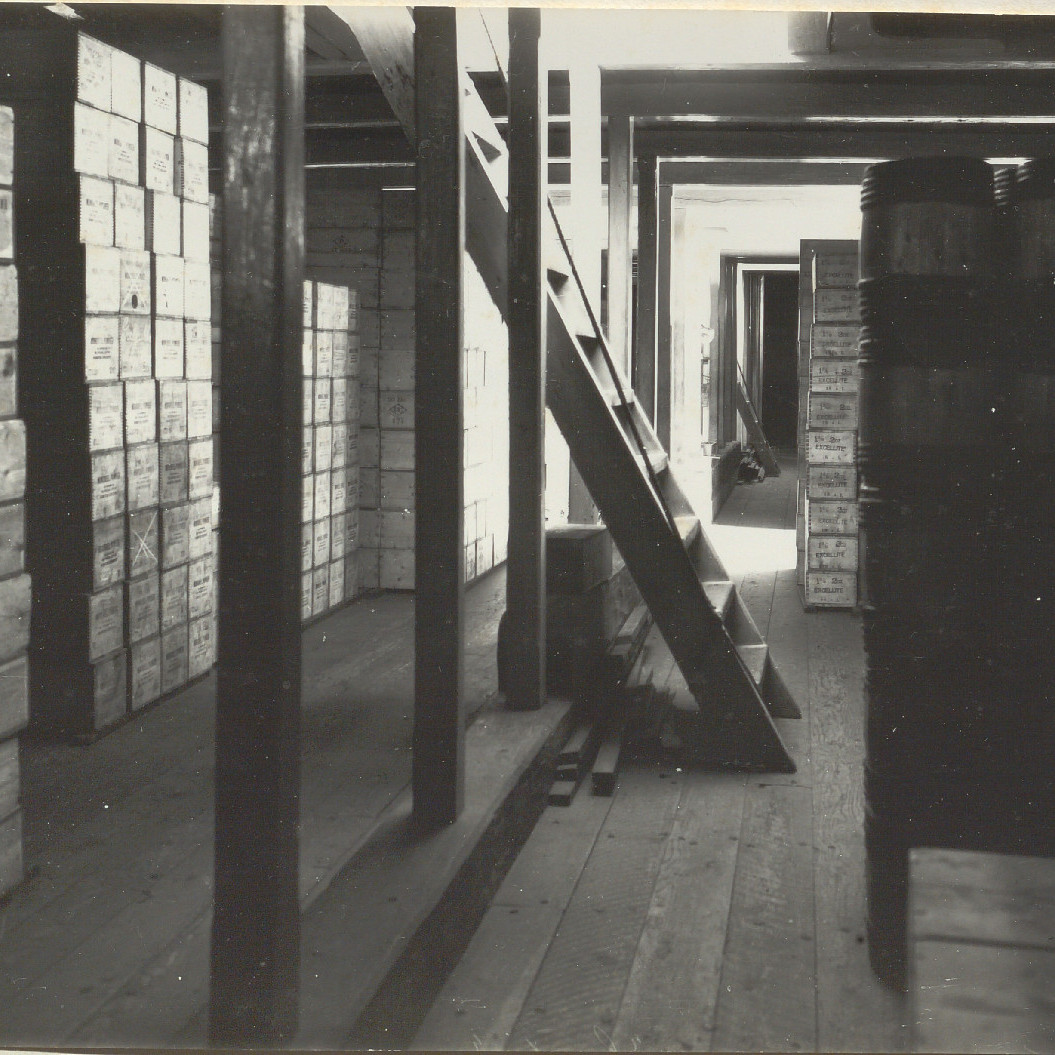 Interior of Gunpowder Hulk 'Soudan', 1912