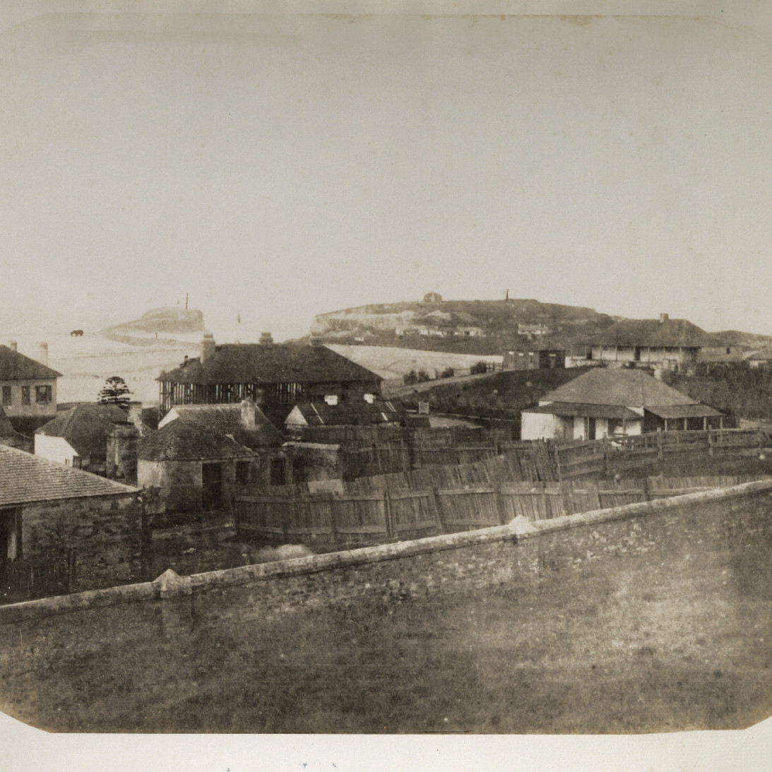 View of Nobbys and Flagstaff Hill, [c.1875]