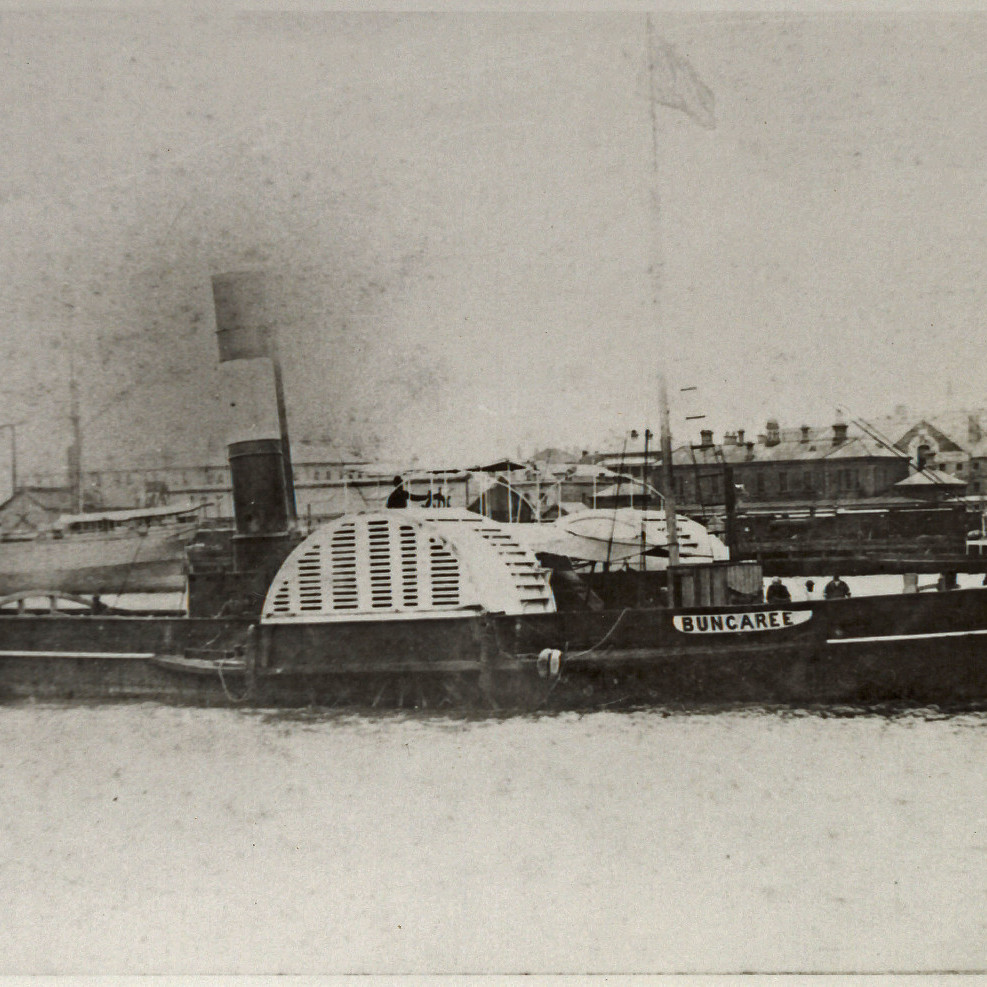 Paddle Tugboat 'Bungaree' in Newcastle Harbour