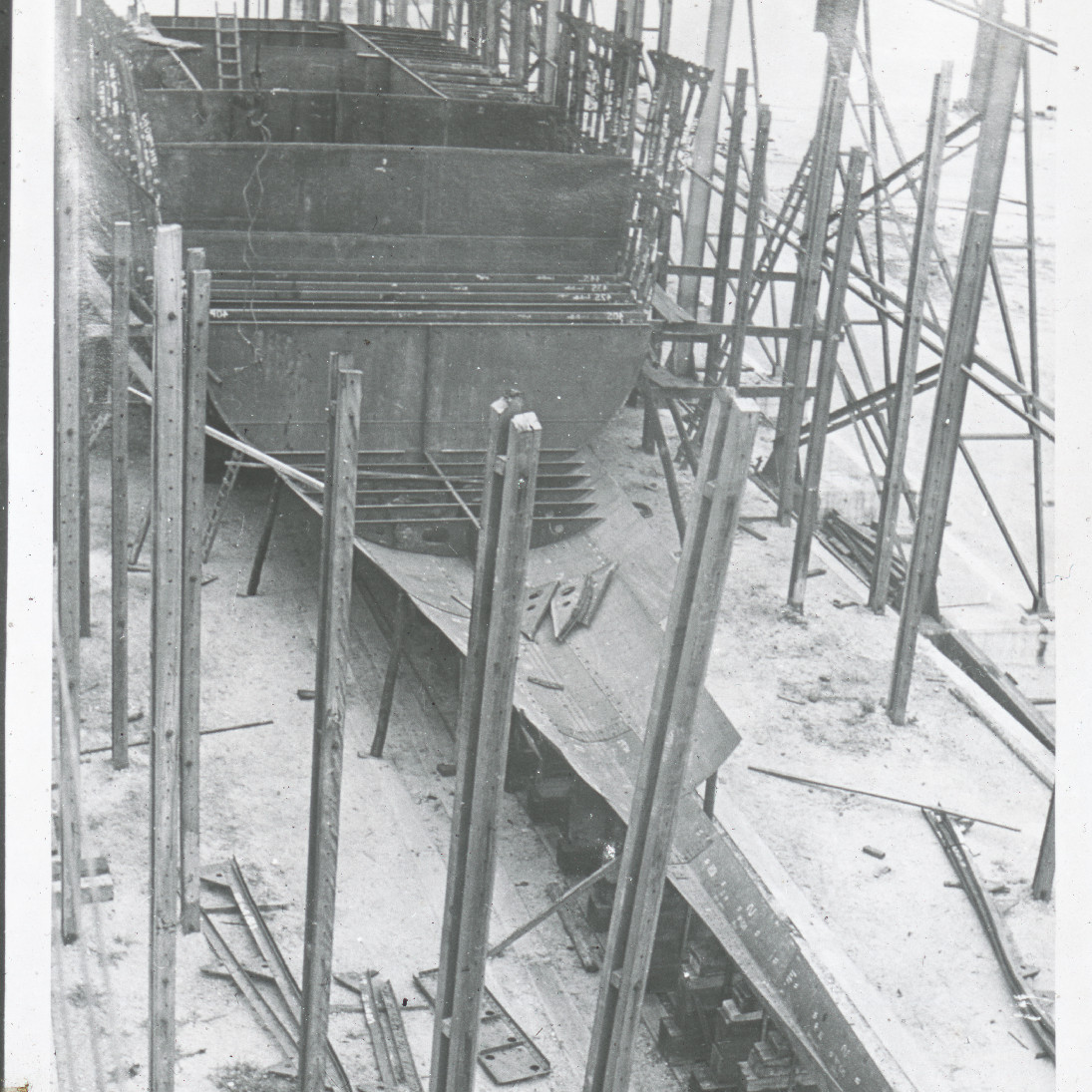 Ship Hull Under Construction