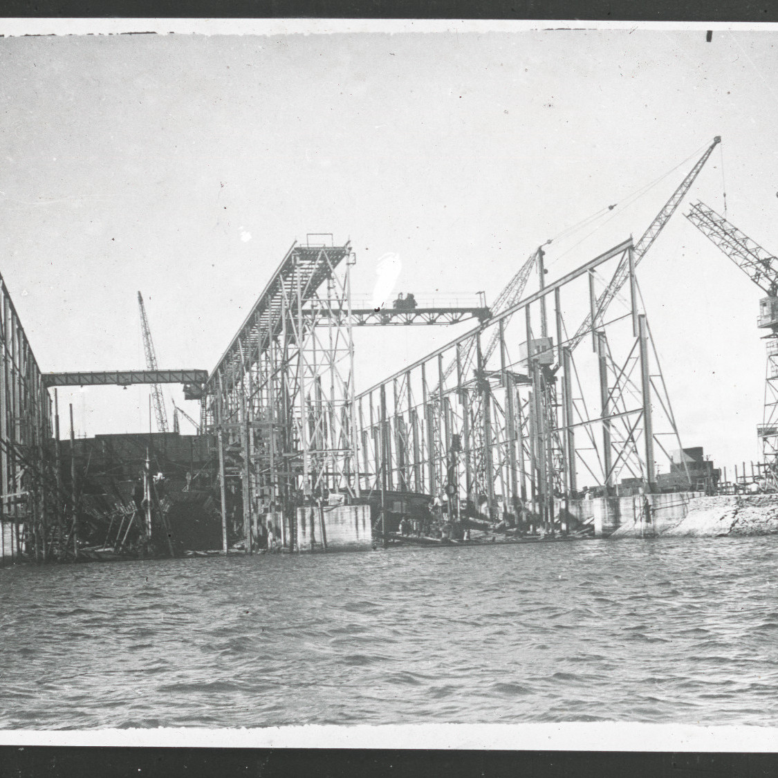 Slipways for Shipbuilding at Newcastle State Dockyard