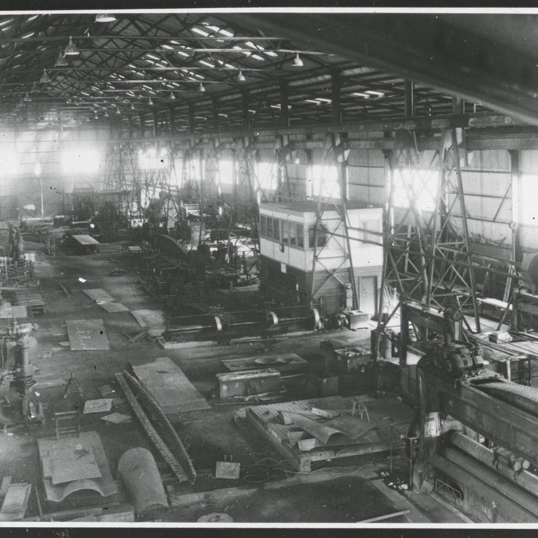 Section of Ship Construction Shops at Newcastle State Dockyard