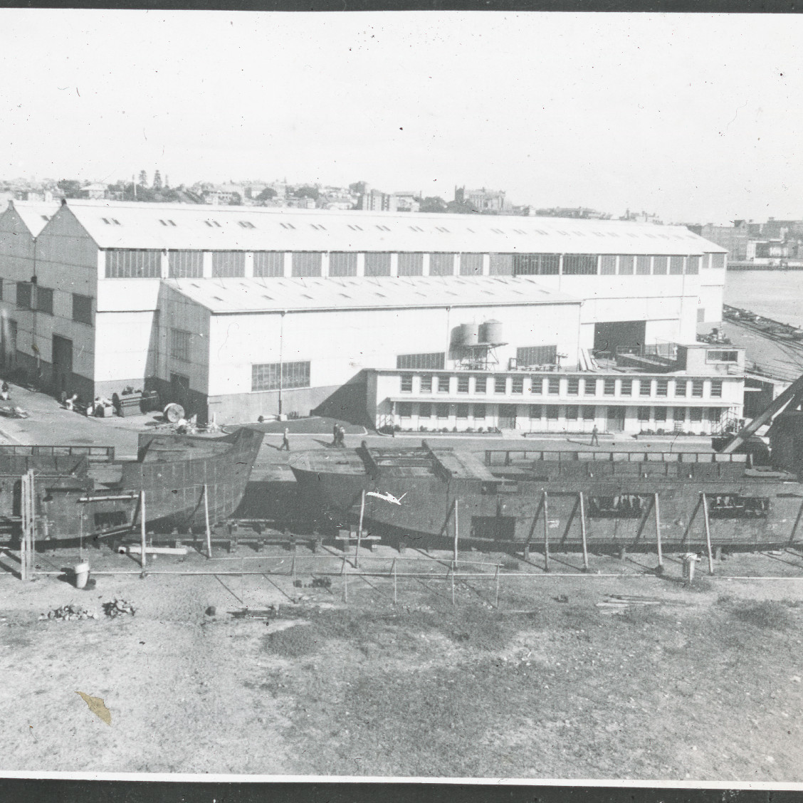 Building and Assembly Line for Cargo Vessels at Newcastle State Dockyard