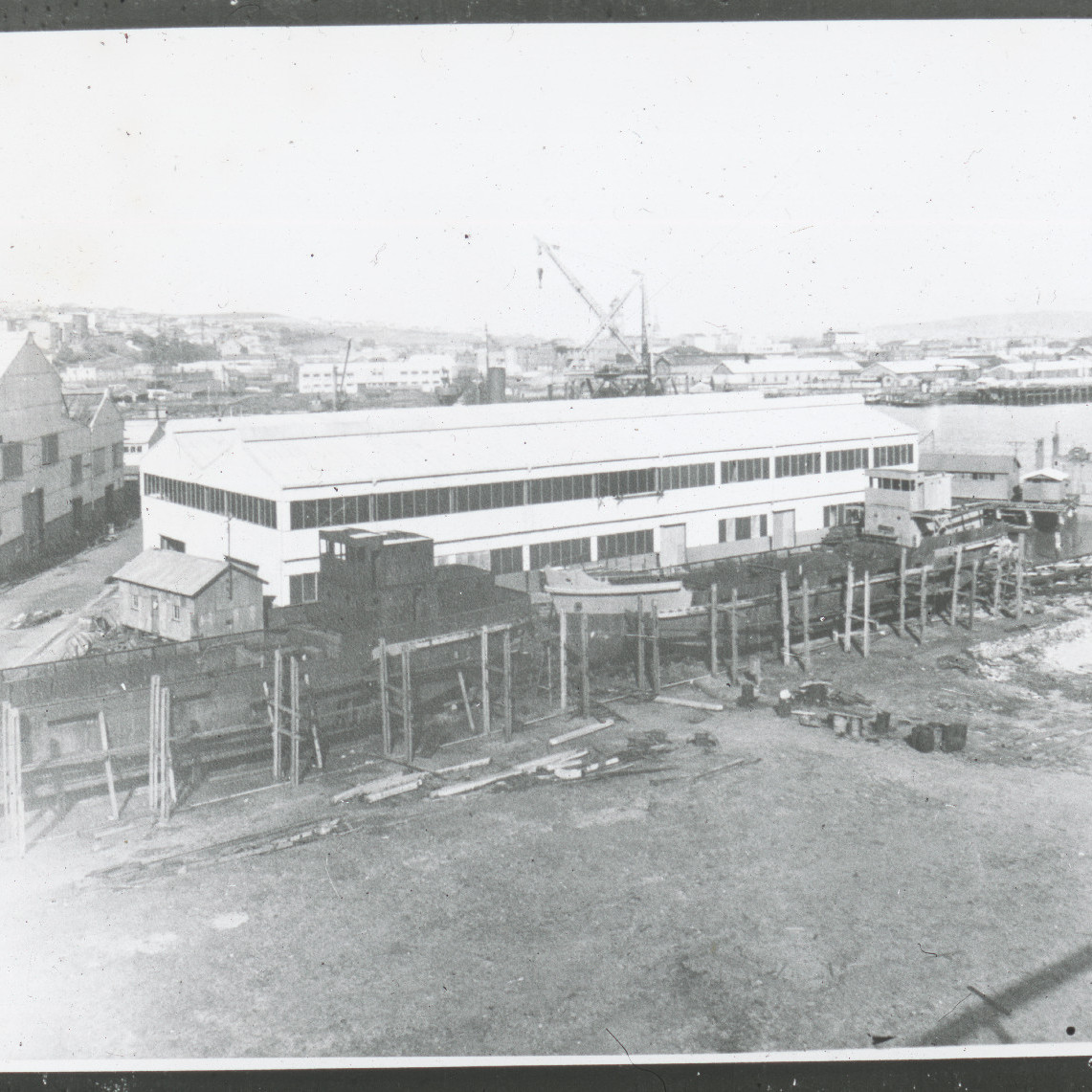 Building and Assembly Line of Cargo Vessels at Newcastle State Dockyard