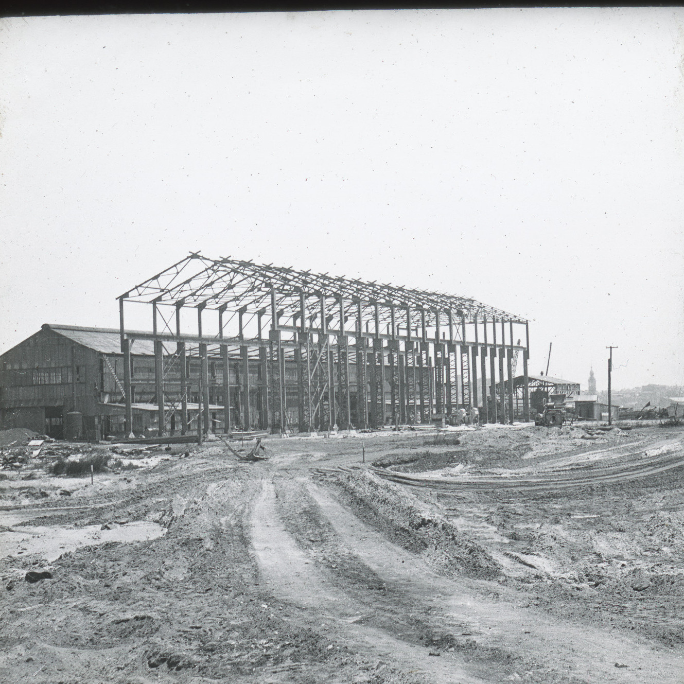 Building under Construction at Newcastle State Dockyard