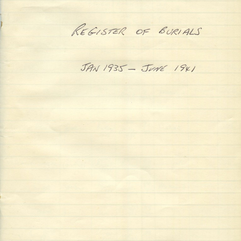 Register of Burials, January 1935-June 1941, Parish of Cardiff cum Boolaroo