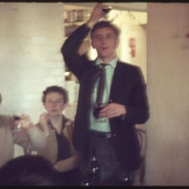 Unknown students socialising, unknown location [1960s]