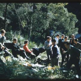 Barbeque hosted for Newcastle University College Architecture Club (September, 1958)