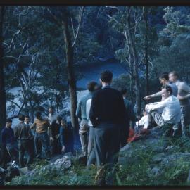 Barbeque hosted for Newcastle University College Architecture Club (September, 1958)