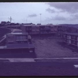 Development of flats in Cooks Hill, NSW (August 1963)