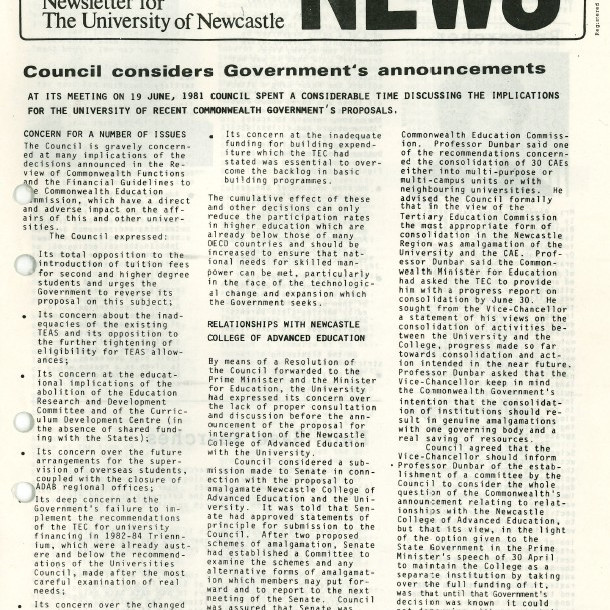 University News, Vol. 7, No. 10, June 25, 1981