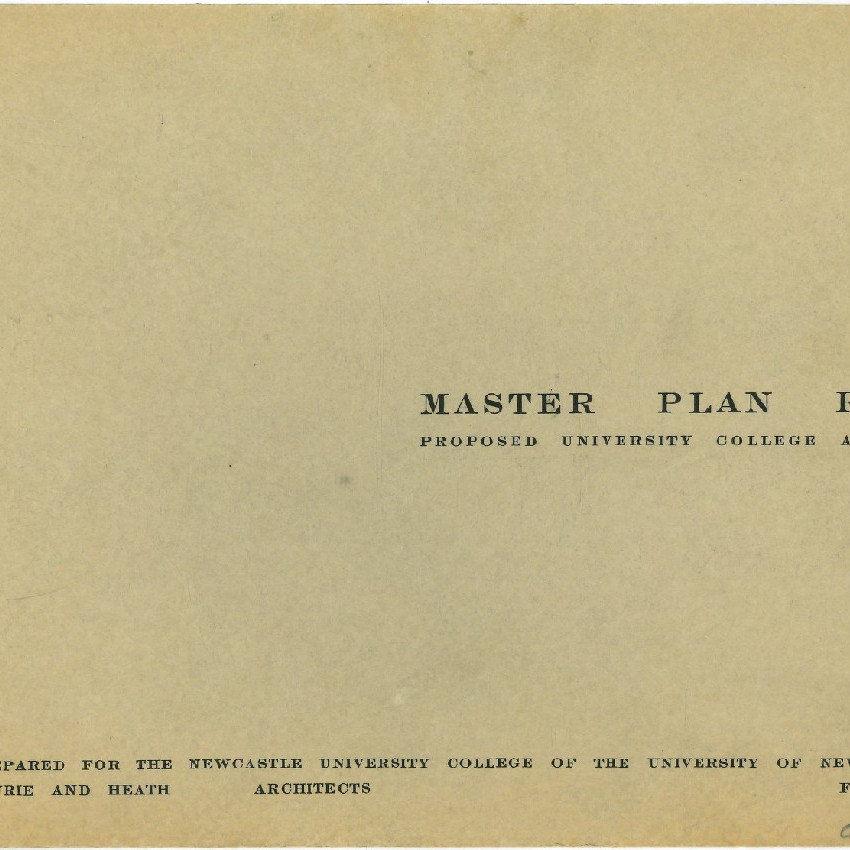 Master Plan Report: Proposed University College at Shortland
