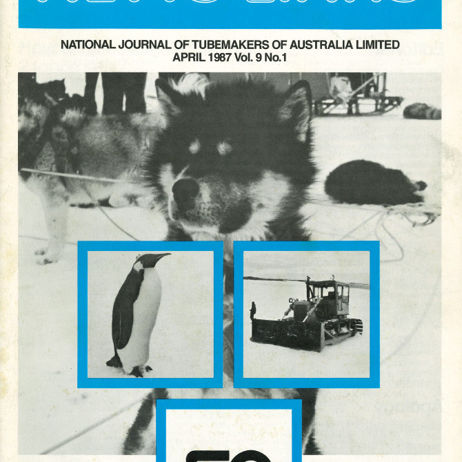 Newslinks: The National Journal of Tubemakers Australia Limited, Vol. 9, No. 1, April 1987