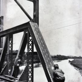 NSWGR, Ironbark Creek Bridge strengthening, NSW, [post 1912]