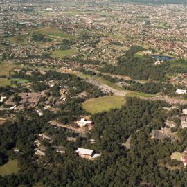 Aerial view of land near the University of Newcastle, Australia - 1992