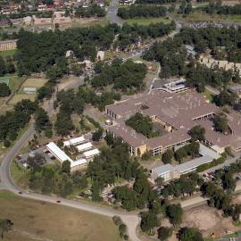 Aerial view of the Hunter Building, the University of Newcastle, Australia - 1992