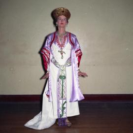 Famous women through the ages cavalcade, Maitland Town Hall, May 11-12, 1960. Presented by Torch Bearers for Legacy - The Queen of Sheba - Molly Eichholzer