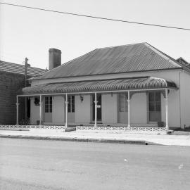 Houses in Church Street, now demolished for a shopping centre, Maitland, NSW