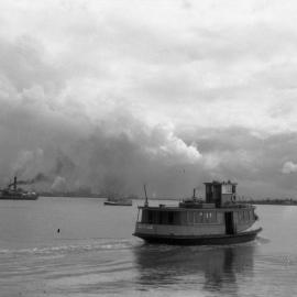 "Edith Walter" Stockton Ferry - prize winning photograph taken with 120 folding Brownie