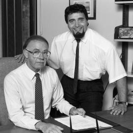 Professor Ken Dutton with Ron Laura, the University of Newcastle, Australia - 1992