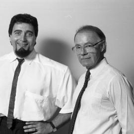Professor Ron Laura with Professor Keith Dutton, the University of Newcastle, Australia - 1992