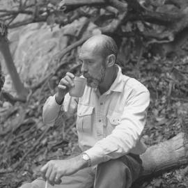 David Purchase and Warren Hitchcock (CSIRO) visit the island, 1967 - Warren Hitchcock