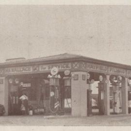 H.S. Wallace For Service. Mayfield Filling Station., 1938.