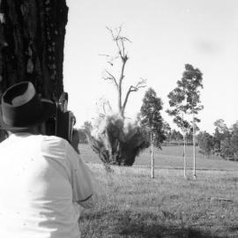 Explosives demonstration at Tocal, NSW - George Beasey