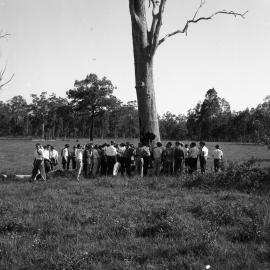 Explosives demonstration at Tocal, NSW, November 17, 1965