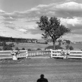 Property at Summer Hill near Vacy, with ship’s propellers at entrance gates