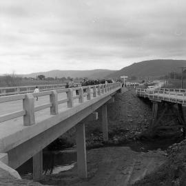 J.C. Clements Bridge at Webber’s Creek in front of Tocal, with Milton Morris, 1967