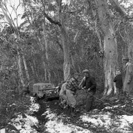  Pulling out bogged car, Barrington Tops, NSW