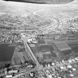 Belmore Bridge from above, Maitland, NSW