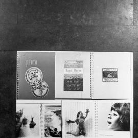 Presentation album given to Mr. Keast Burke at farewell after 21 years of judging at the Maitland Photographic Salon, with a photograph of the medal (0847) on the cover